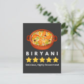 Carte Postale T-Shirt amant biryani (Debout devant)