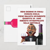 Carte Postale T-shirt de base pour hommes (Devant / Derrière)