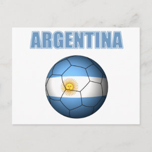 Carte Postale T-shirt de la Coupe du Monde d'Argentine