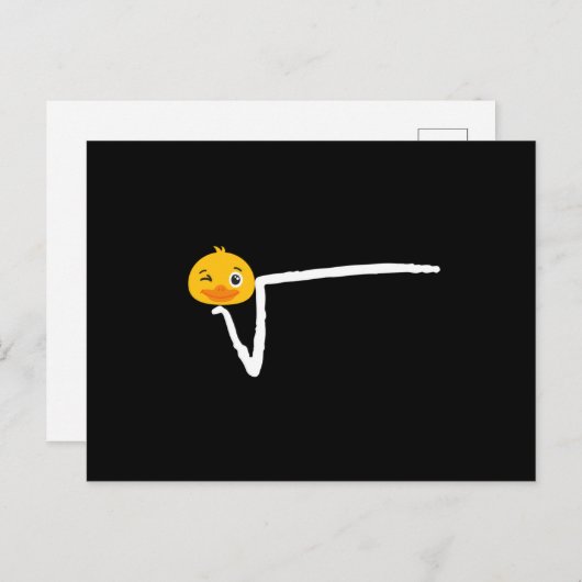 Carte Postale T-shirt Duck Root N-TE (Devant / Derrière)