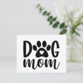 Carte Postale T-shirt maman chien (Debout devant)