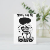 Carte Postale T-shirt Natural Hair (Debout devant)