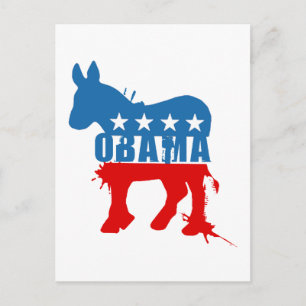 Carte Postale T-shirt Obama