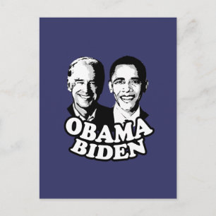 Carte Postale T-shirt Obama Biden