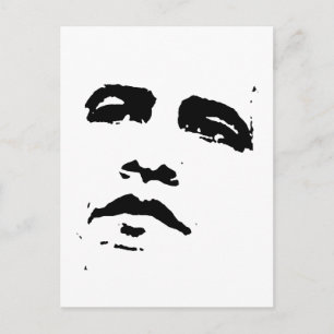 Carte Postale T-shirt Obama Face