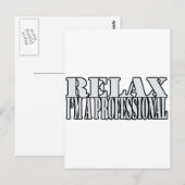 Carte Postale T-shirt Relax (Devant / Derrière)