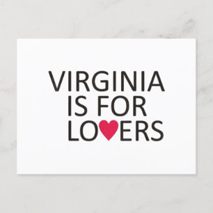 Carte Postale T-shirt Virginia State Virginia Home Tee Virginia