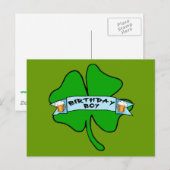 Carte Postale T-shirts Birthday Boy with Beer Mugs (Devant / Derrière)