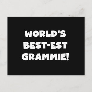 Carte Postale T-shirts blanc et cadeaux du Meilleur-est Grammie