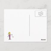 Carte Postale T-shirts Blond Female Stick Figure Nurse (Dos)