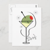 Carte Postale T-Shirts & Cadeaux Dirty Martini (Devant / Derrière)