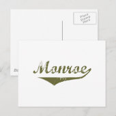 Carte Postale T-shirts de la révolution Monroe (Devant / Derrière)