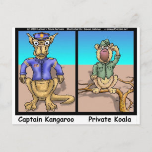 Carte Postale T-shirts drôles de cadeaux de dessin animé de kang