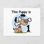 Carte Postale T-shirts et cadeaux 1er Anniversaire (Devant)