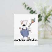 Carte Postale T-shirts et cadeaux adorables pour chiens (Debout devant)