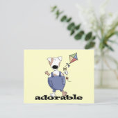 Carte Postale T-shirts et cadeaux adorables pour chiens (Debout devant)