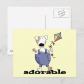 Carte Postale T-shirts et cadeaux adorables pour chiens (Devant / Derrière)