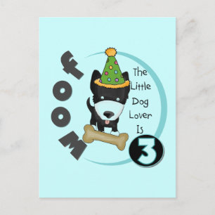 Carte Postale T-shirts et cadeaux Amoureux de les chiens 3e anni