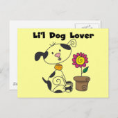 Carte Postale T-shirts et cadeaux Amoureux de les chiens Dalmati (Devant / Derrière)