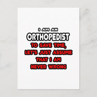 Carte Postale T-shirts et cadeaux amusants orthopédistes