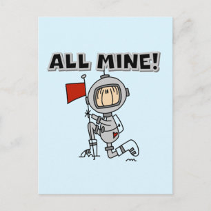 Carte Postale T-shirts et cadeaux Astronaute à Moi