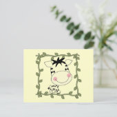 Carte Postale T-shirts et cadeaux Baby Zebra (Debout devant)