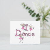 Carte Postale T-shirts et cadeaux Ballerina I Dance (Debout devant)