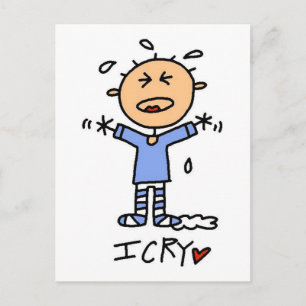 Carte Postale T-shirts et Cadeaux Bébé Garçon Je Pleure
