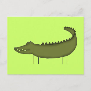 Carte Postale T-shirts et cadeaux bonhomme alligator