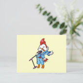 Carte Postale T-shirts et cadeaux Chicken Rock Star (Debout devant)