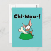Carte Postale T-shirts et cadeaux Chihuhua Chi-Wow (Devant / Derrière)