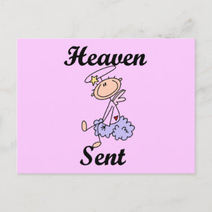 Carte Postale T-shirts et Cadeaux d'Ange Envoyés du Ciel