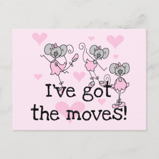 Carte Postale T-shirts et cadeaux de ballet Moves