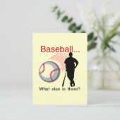 Carte Postale T-shirts et cadeaux de Baseball What Else (Debout devant)