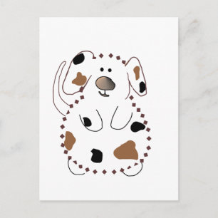 Carte Postale T-shirts et cadeaux de chien de bande dessinée