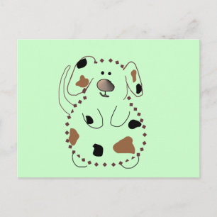 Carte Postale T-shirts et cadeaux de chien de bande dessinée