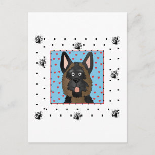 Carte Postale T-shirts et cadeaux de chien de berger allemand