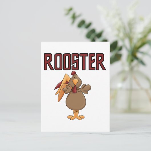 Carte Postale T-shirts et cadeaux de coq (Debout devant)