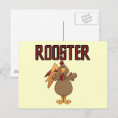 Carte Postale T-shirts et cadeaux de coq (Devant / Derrière)