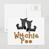 Carte Postale T-shirts et cadeaux de cuisine Poo (Devant / Derrière)