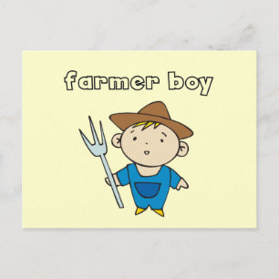 Carte Postale T-shirts et cadeaux de garçon d'agriculteur