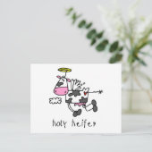 Carte Postale T-shirts et cadeaux de Holy Heifer (Debout devant)