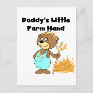 Carte Postale T-shirts et cadeaux de la petite ferme de papa