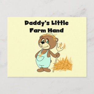 Carte Postale T-shirts et cadeaux de la petite ferme de papa