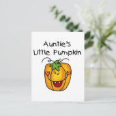 Carte Postale T-shirts et cadeaux de petite Citrouille de Tante (Debout devant)