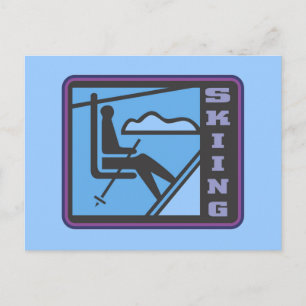 Carte Postale T-shirts et cadeaux de ski