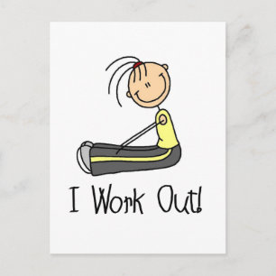 Carte Postale T-shirts et Cadeaux de Travail Physique