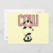 Carte Postale T-shirts et cadeaux de vache (Devant / Derrière)