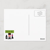 Carte Postale T-shirts et cadeaux d'Halloween Witchy Girl (Dos)