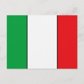 Carte Postale T-shirts et cadeaux du Drapeau italien (Devant)